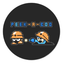 Peek-a-Boo Sticker