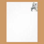 Peek A Boo wolf letterhead