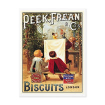 Peek Frean Cos. Biscuits London Vintage Ad postcards by vintagegiftmall Peek Frean Cos. Biscuits London Vintage Ad postcards