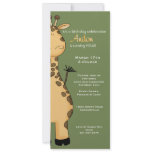 Peekaboo Giraffe Invitation
