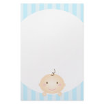 Peekaboo - Prevent Mommy Brain Blue Personalized Stationery