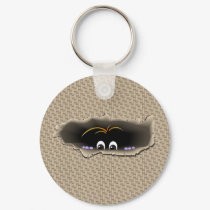 Peeking Creature keychains by Lidusik Peeking Creature keychains