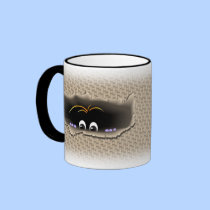 Peeking Creature mugs