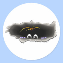Peeking Creature stickers