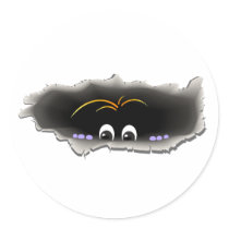 Peeking Creature stickers