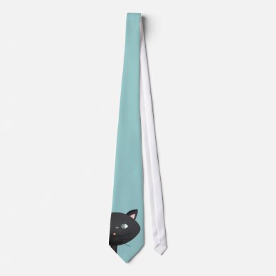 Peeking Kitty Neck Ties by candystore
