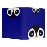 Peeking Penguins 3 Ring Binder
