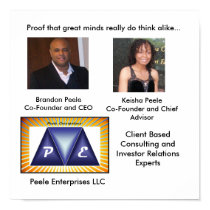 Peele Enterprises Company Poster posters by peelebrandon Peele Enterprises Company Poster posters