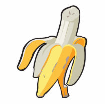 peeled banana photo sculptures