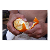 Peeling an Orange posters by daysrays Peeling an Orange posters