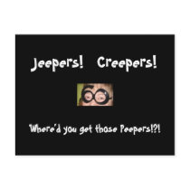 Peeper Postcard by MarDar Peeper Postcard