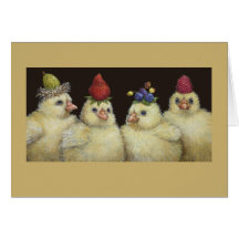 Peeps on Berry Hat Night card
