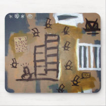 Peeps: Urban Alien Graffiti Art Mouse Pad mousepads by billoneil Peeps: Urban Alien Graffiti Art Mouse Pad mousepads