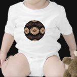 Peering Through Burgundy Baby Bodysuits
