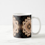 Peering Through Burgundy Coffee Mugs