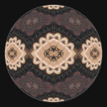 Peering Through Burgundy Stickers