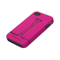 Peety Draws - Chocolate Cure [Pink] Iphone 4 Tough Case
