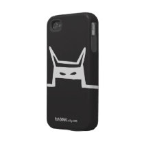 Peety Draws - Ready for Action [Black] Iphone 4 Tough Cases