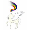 Pegacorn Rainbow Power t-shirts by jolly_asparagus Pegacorn Rainbow Power t-shirts