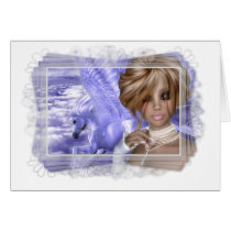 Pegagus & Fairy - Fantasy Product Line cards by mrssocolov4 Pegagus & Fairy - Fantasy Product Line cards