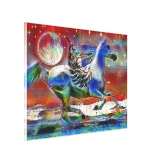 Pegasus2 Stretched Canvas Print