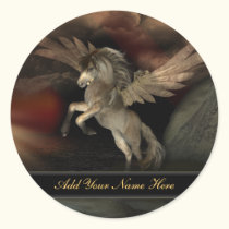 Pegasus Bookplate Stickers