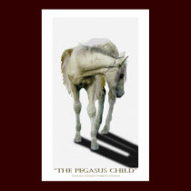 "PEGASUS CHILD" Book Art Poster posters by RavenSpiritPrints "PEGASUS CHILD" Book Art Poster posters