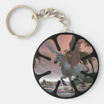 pegasus, cove, keychain, dragons, fantasy, dragon, medievil, chinese, castle, castles, fantasies, fire, art, fairy, faery, fairies, faeries, fae, unicorns, unicorn, elves, elf, flying, creatures, creature, skeletons, skeleton, skull, skulls, wolf, wolves, gothic, dark, star, seven, computer, graphics, graphic, pointed, wizard, Keychain with custom graphic design