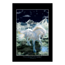 PEGASUS Fantasy Book Art Poster II posters