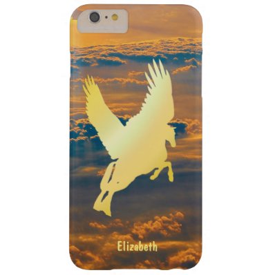 Pegasus Flying Into Sunrise Phone Case