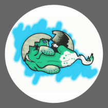 Pegasus Hatchling 2 stickers
