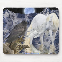 PEGASUS II Fantasy Collection mousepads by RavenSpiritPrints PEGASUS II Fantasy Collection mousepads