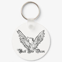 Pegasus Keychain - White by backafterdawn Pegasus Keychain - White