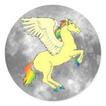 pegasus moon stickers by AllieKatDesigns pegasus moon stickers