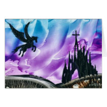 Pegasus over Ruins cards by ctrammel Pegasus over Ruins cards