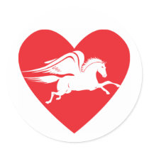 Pegasus stickers by TimDonahue Pegasus stickers