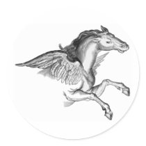 Pegasus stickers by Verdene Pegasus stickers