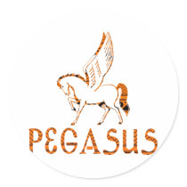 Pegasus stickers by nakedzealot Pegasus stickers