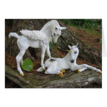 Pegasus & Unicorn Foals Cards