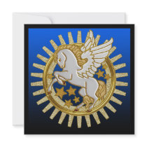 Pegasus Winged Horse Birthday Party Invitations