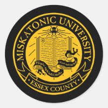 Pegatina de la universidad de Miskatonic