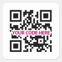 Pegatina del código de QR