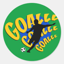 Pegatina del fútbol del Brasil