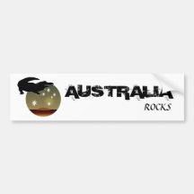Pegatina para el parachoques australiana del icono pegatina de parachoque