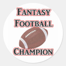 Pegatinas del campeón del fútbol de la fantasía