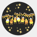 Pegatinas felices de Halloween de las pastillas de