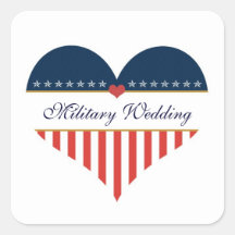 Pegatinas militares del boda de los E.E.U.U. de la