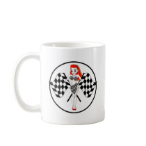 Peggy Pitstop Race Flags Mugs
