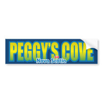 Peggys Cove Bumper bumper stickers by TurnRight Peggys Cove Bumper bumper stickers