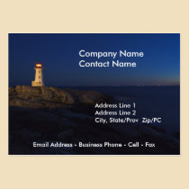 Peggy's Cove business card template business cards